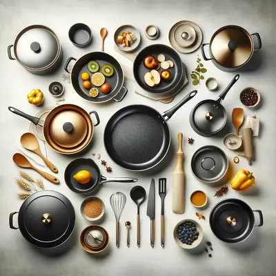Selection of best non-stick induction cookware, including pots and pans for optimal cooking performance.